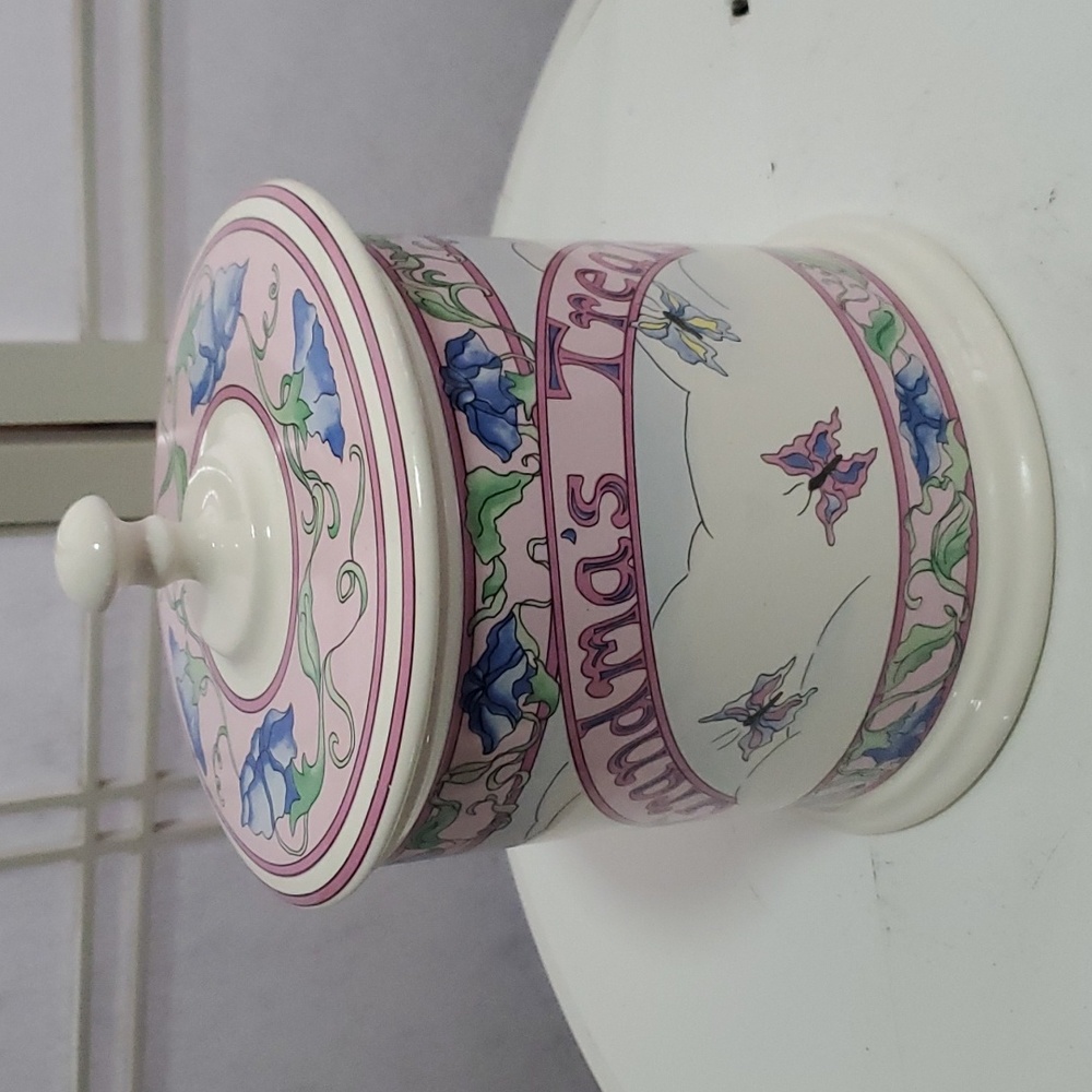 1986 Lilian Vernon Grandma's Treats Ceramic Cookie Jar